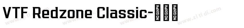 VTF Redzone Classic字体转换